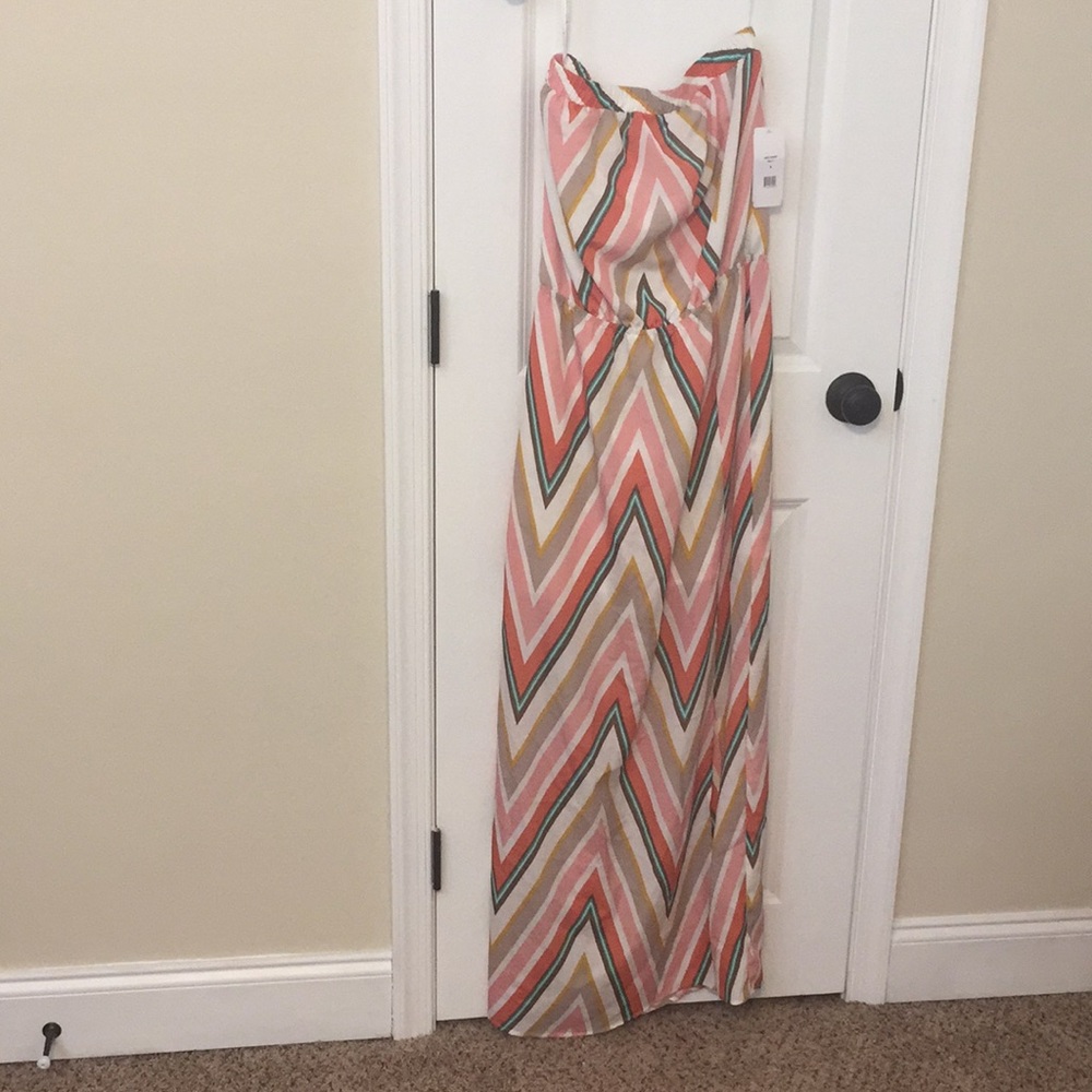 Boston proper tube maxi dress new